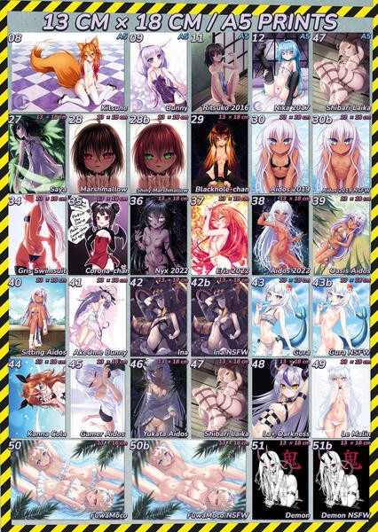 A5 &amp; 13x18 Prints